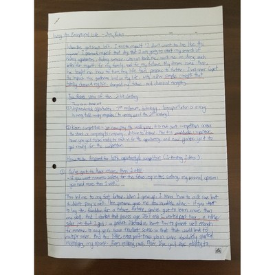 Product picture Living The Exceptional Life Jim Rohn Seminar Transcript