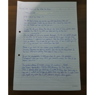 Product picture Whats Your Excuse Nick Vujicic Lecture Transcript